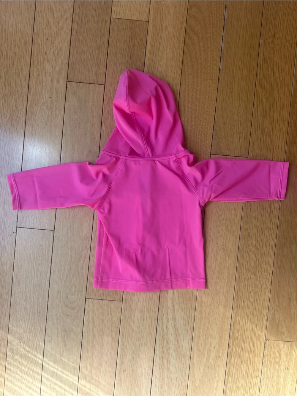 Baby Hot Pink Zip-Up Sunblock Rash guard Hoodie - Hannah Andersson